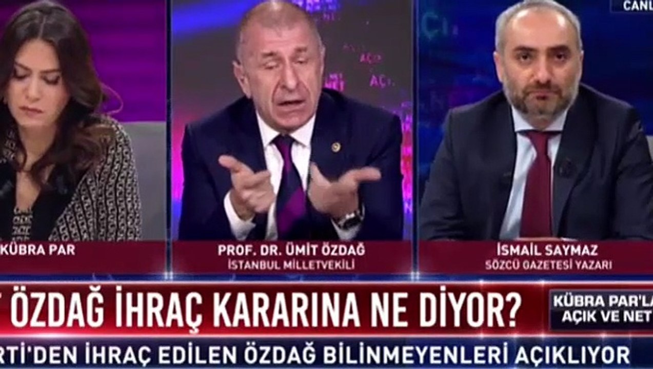 Ümit Özdağ’dan canlı yayında zehir zemberek sözler