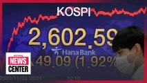 S. Korea's KOSPI closes at all-time high on foreign buying