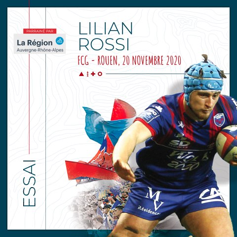 Video : Video - L'essai de Lilian Rossi contre Rouen, saison 2020-2021