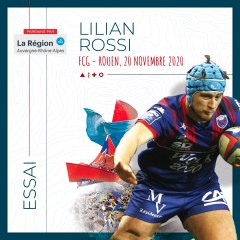 L'essai de Lilian Rossi contre Rouen, saison 2020-2021