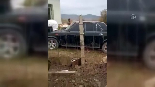 Azerbaycan askerinden 'beyaz bayrak' hassasiyeti