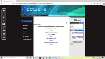 force2 - ECLigne - Différents types d'actions mécaniques
