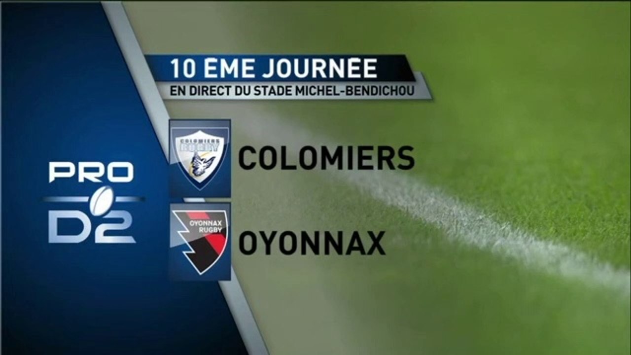 RESUME COLOMIERS / OYONNAX