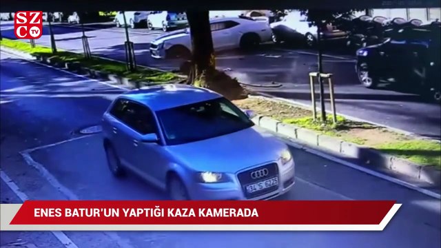 Enes Batur'un kaza yaptığı görüntüleri çıktı