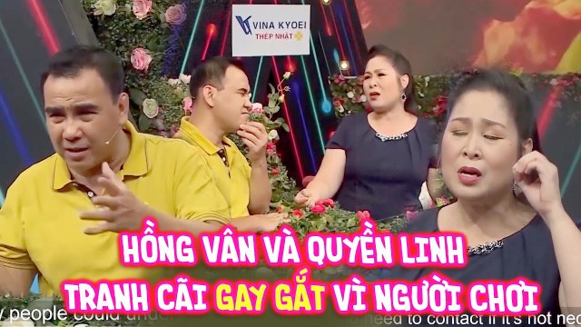 HỒNG VÂN VÀ QUYỀN LINH TRANH CÃI GAY GẮT NGAY TRÊN SÂN KHẤU VÌ NGƯỜI CHƠI VÀ CÁI KẾT | BMHH