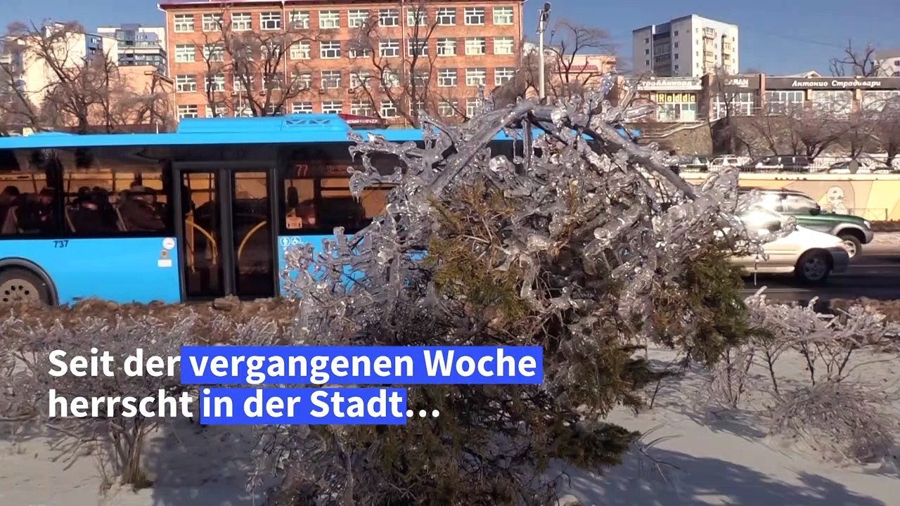 Notstand in wladiwostok nach eisregen ausgerufen