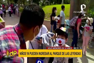Aglomeración y desorden se registró en el Parque de las Leyendas