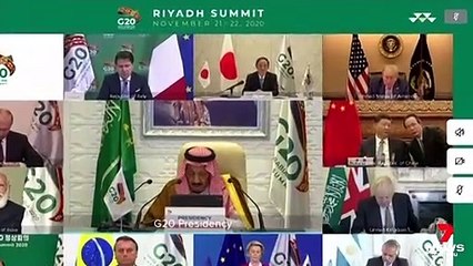 下载视频: Donald Trump tweets about election fraud during G20 summit _ 7NEWS