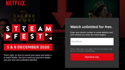 Everything You Should Know About Netflix Free Services On Weekend