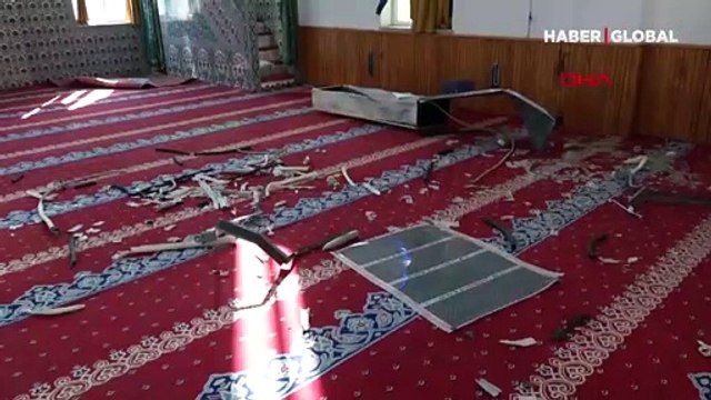 Heyelan nedeniyle ibadete kapatılan cami 5 kez soyuldu