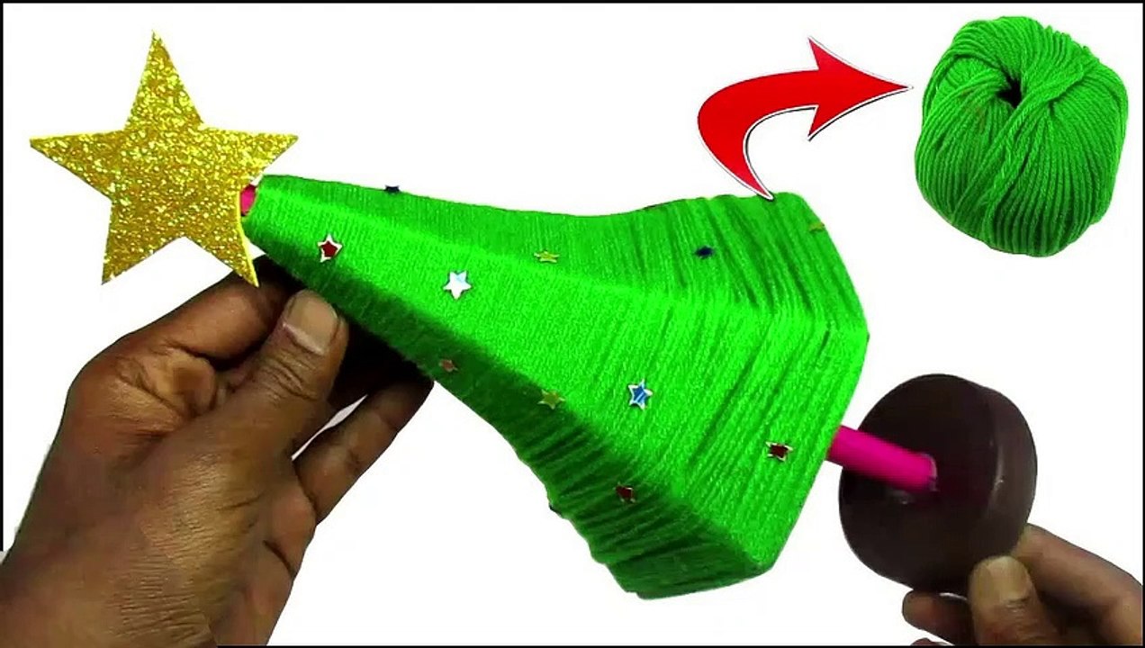 Christmas Tree Making with Cardboard and Wool | How to Make Christmas Tree At Home | Christmas Tree Ideas | Christmas Crafts 2020