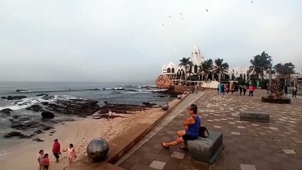 Download Video: ¡Mazatlán como pocas veces lo verás! Luce cubierto de niebla y el paisaje es impresionante