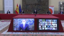 Felipe VI asiste a la reunión del Consejo Científico del Real Instituto Elcano