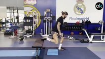 Sergio Ramos entrenando