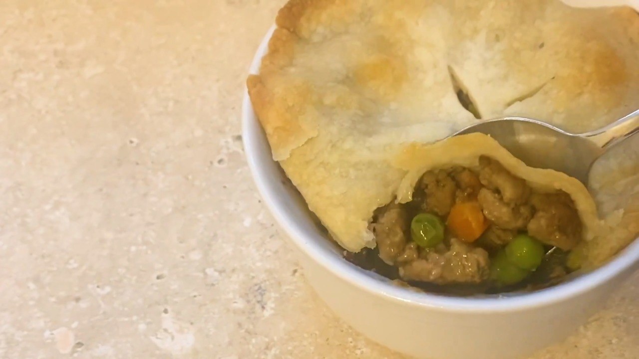 Easy Personal Turkey Pot Pies