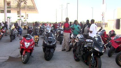 Bikers' Association Holds Awareness Ride