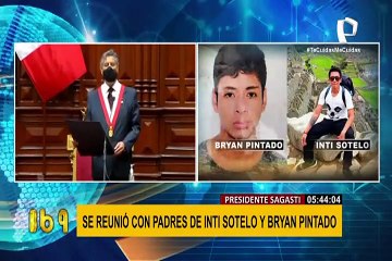 Mininter y Francisco Sagasti se reunieron con padres de Inti Sotelo y Bryan Pintado