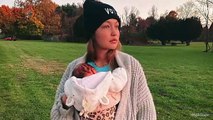 Gigi Hadid Cradles Newborn In New Photos