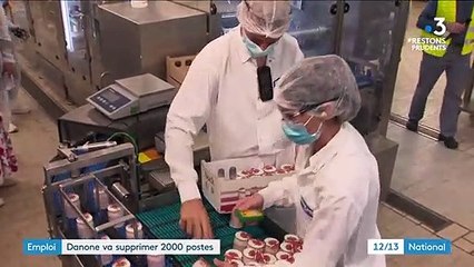 Emploi : 2 000 postes supprimés chez Danone