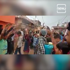 Visarjan Dance Where Sanitizer Was Sprayed All Over