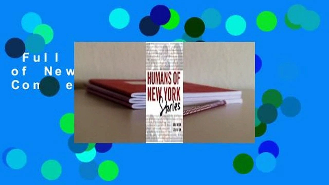 Full version Humans of New York Stories Complete video Dailymotion
