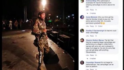 Machel Camoflage Sparks Outrage On Social Media