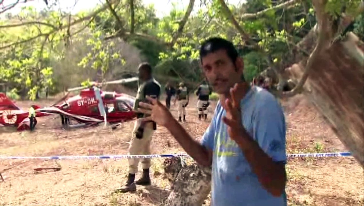 HELICOPTER CRASHES DURING SEARCH