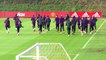 MANCHESTER - Manchester United, Medipol Başakşehir maçı öncesinde son antrenmanını yaptı