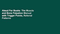 About For Books  The Muscle and Bone Palpation Manual with Trigger Points, Referral Patterns and