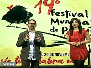 Vicepresidente de Comunicación Freddy Ñáñez: Festival Mundial de Poesía reúne distintas latitudes, unidos en la palabra que da vida