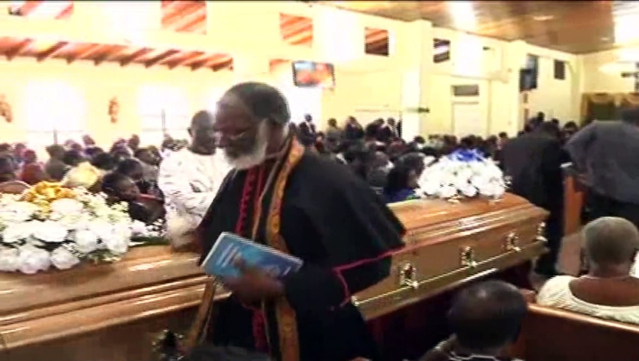 PM Rowley at Funeral