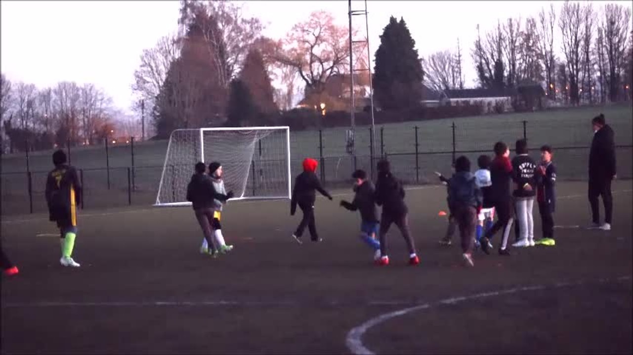 Entrainement des U9 et U9 du FC Dison - Novembre 2020