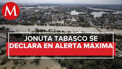 Tabasco en alerta máxima ante posible desbordamiento del río Usumacinta