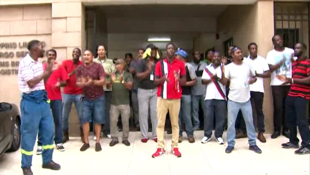 Ship Workers Protest: Union busting moves