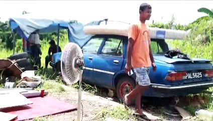 Houses Damaged by Bad Weather