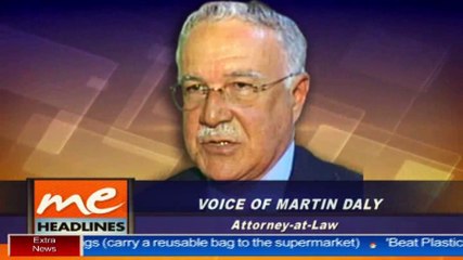 MARTIN DALY   VERY CONCERNED   ABOUT SEDITION ACT