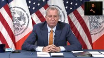 LIVE - NYC Mayor Bill de Blasio gives an update on the city's response to rising COVID rates