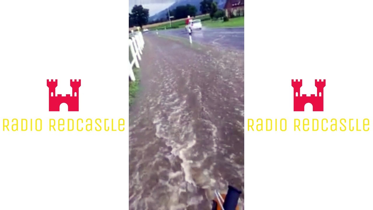 Überflutung in Rothenburg - Juni 2020 - Wegscheiden