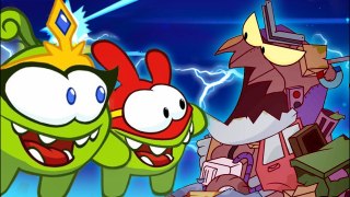 Om Nom Stories: Super-Noms - Trash monster - Funny cartoons for kids