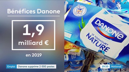 Emploi : Danone se sépare de 2 000 postes dans le monde