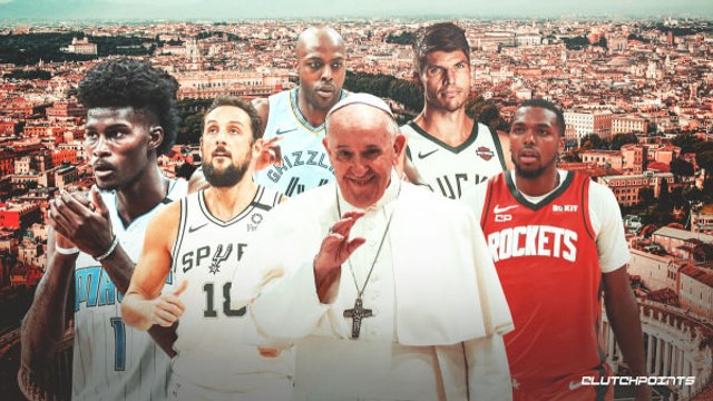 Pope Francis Meets With NBA Players at the Vatican