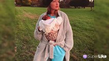 Por primera vez, Gigi Hadid posó junto a su bebé y mostró su Navidad