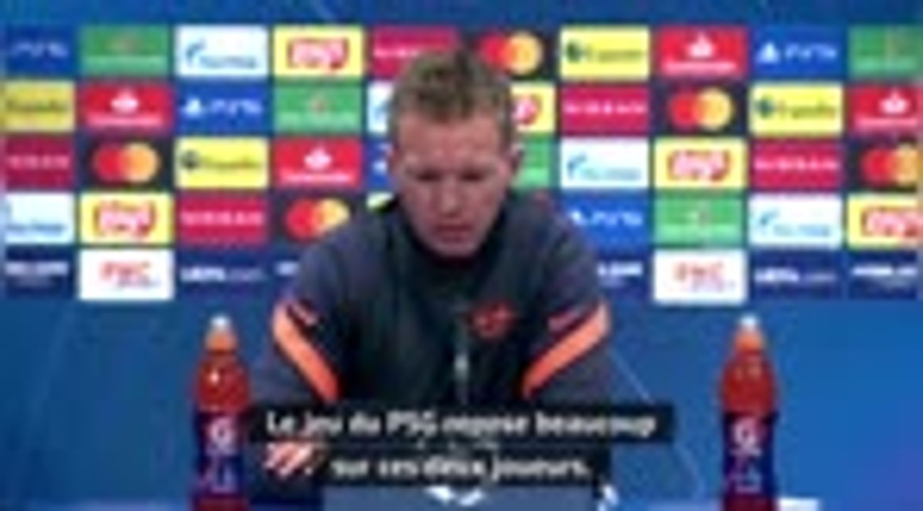 Groupe H - Nagelsmann : "Le jeu du PSG repose beaucoup sur Neymar et Mbappé"