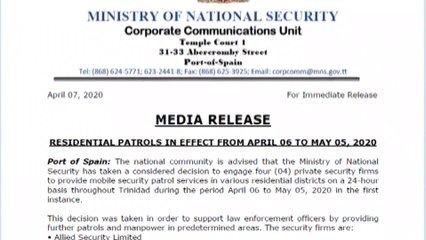 Gov't Contracts Private Security Firms to Patrol Neighbourhoods