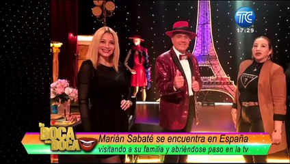 Marián Sabaté revela quien es la persona especial que llegó a su vida