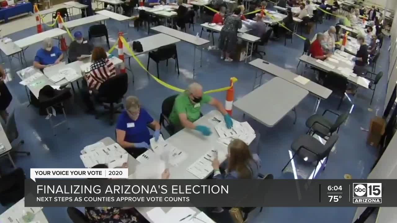 Finalizing Arizona's election: Next steps as co...