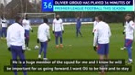 Lampard keen to keep Giroud at Chelsea