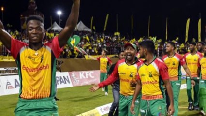 OMAR KHAN ON GUYANA AMAZON WARRIORS PLAYERS