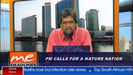 3 - PM calls for a mature nation/ CARPHA searching for re-agents