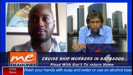 6 - Cruise ship workers in Barbados